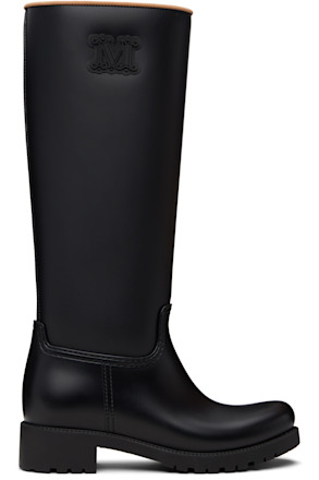 Black Rain Tall Boots