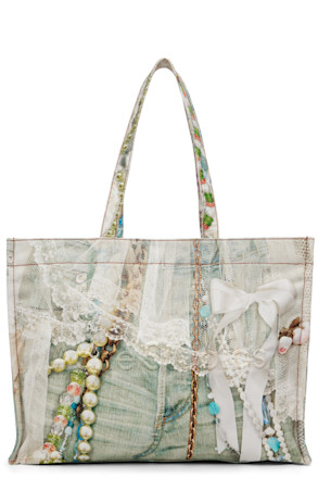 Multicolor Logo Shoulder Tote