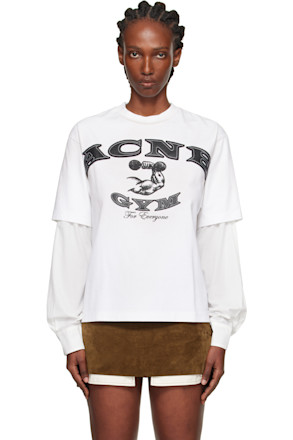White Layered Logo T-shirt