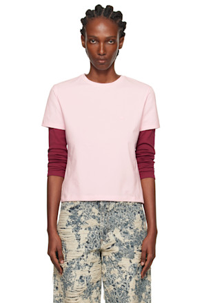 Pink Logo Patch T-shirt