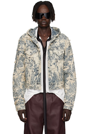 Blue Hood Denim Jacket