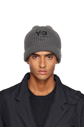 Gray Chunky Knit Beanie