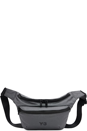 Gray Staple Belt Bag