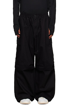 Black UT Twill Cargo Pants