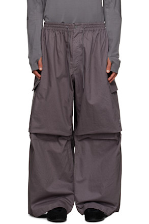 Gray UT Twill Cargo Pants