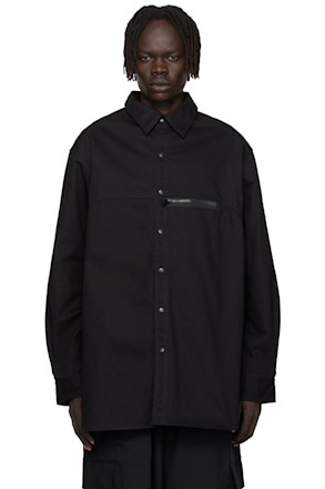 Black UT Twill Overshirt