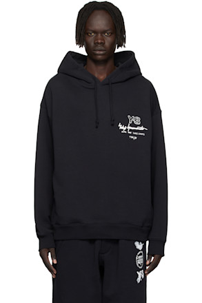 Black Graphic FT Hoodie
