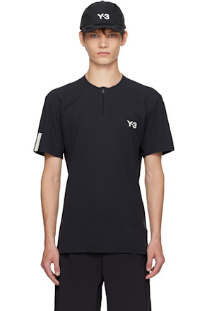 Black US Open Tennis Freelift Zip Pro T-shirt