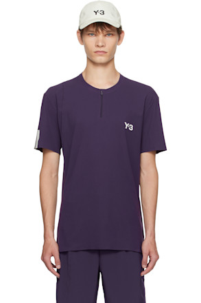 Purple US Open Tennis Freelift Zip Pro T-shirt