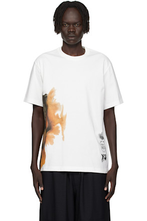 White AOP Short Sleeve T-shirt