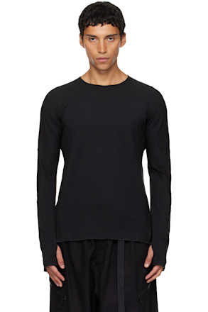 Gray Running Long Sleeve T-shirt