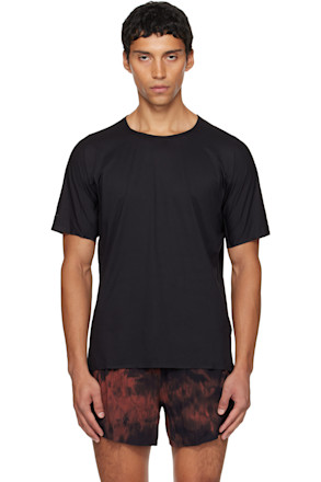 Black Running Short Sleeve T-shirt