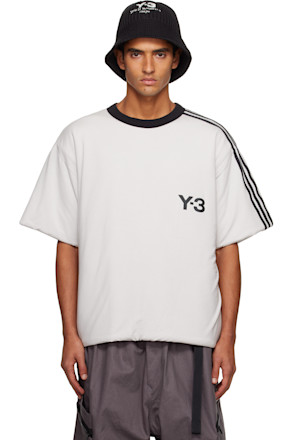 White Padded 3 Stripes T-shirt