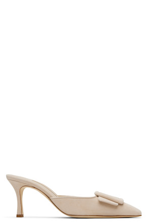 Beige Maysale 70 Heeled Sandals