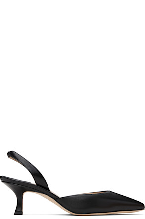 Black Carolyne Heeled Sandals