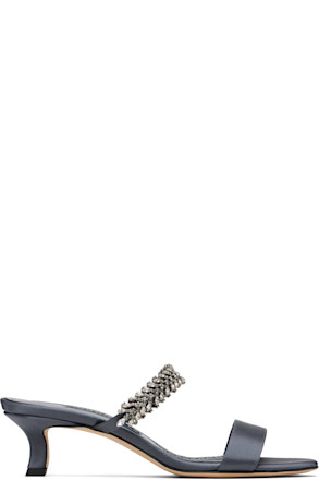 Navy Kifasan Mules