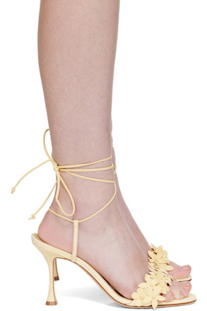 Yellow Anista Heeled Sandals
