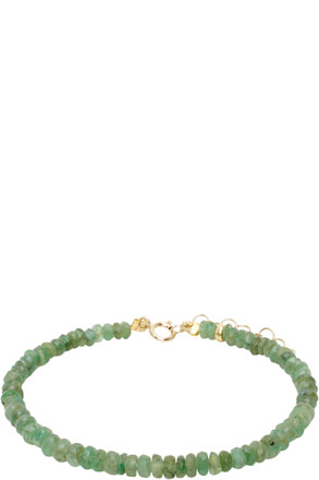 Green Birthstone May Emerald Bracelet