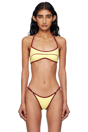 Yellow Reef Bikini Top