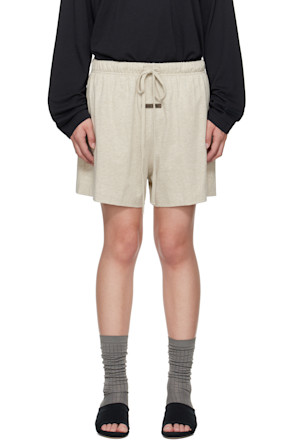 Beige Soccer Shorts