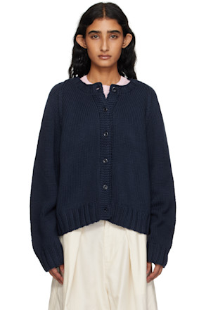 SSENSE Exclusive Navy Atomic Cardigan