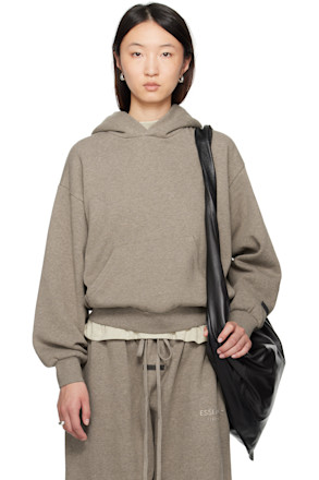 Brown Classic Fit Hoodie