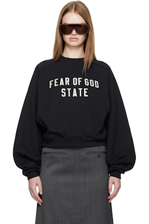 Black Fleece Raglan Crewneck Sweatshirt