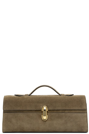 Taupe Slim Symmetry Pochette Bag