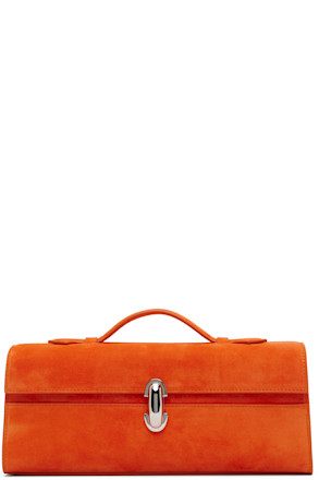 Orange Slim Symmetry Pochette Bag