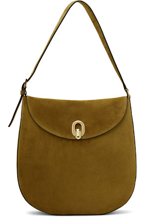 Brown Large Tondo Hobo Bag