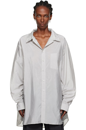Gray Long-Sleeve Shirt