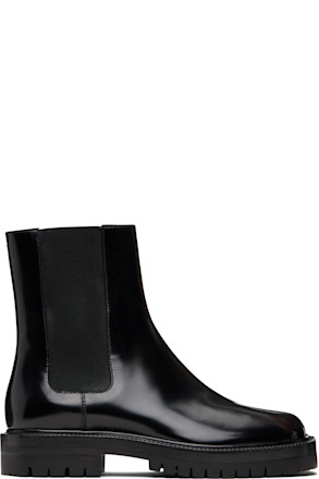 Black Tabi Chelsea Boots