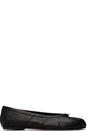 Black Tabi New Ballerina Flats