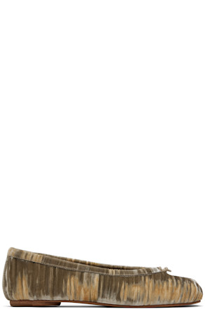 Brown Tabi Ballerina Flats