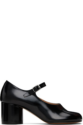 Black Tabi Mary Jane Heels