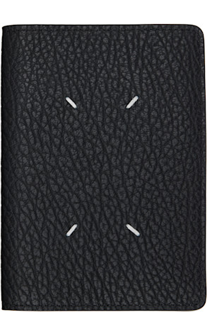 Black Calfskin Passport Holder