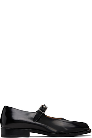 Black Tabi City Mary-Jane Loafers