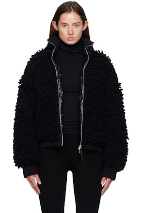 Moncler x EE72 Black Cardigan Down Jacket