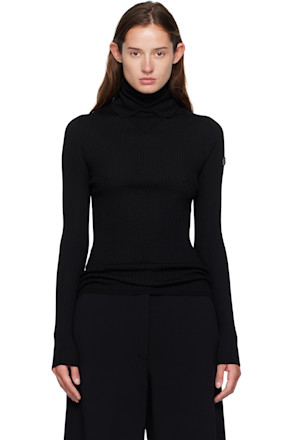 Moncler x EE72 Black Wool Turtleneck