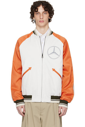 Mercedes-Benz by NIGO White & Navy Satet Reversible Jacket