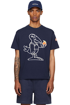 Moncler x Gilga Farm Navy Short Sleeve T-shirt