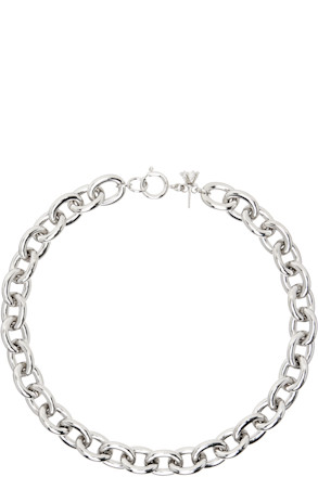 Silver Solitaire Chain Necklace