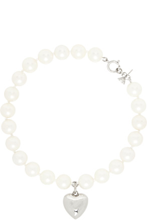 SSENSE Exclusive Bridal Capsule Faux-Pearl Necklace