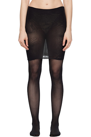 Black Collant Miniskirt