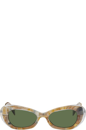 Beige & Gray Izipho Sunglasses