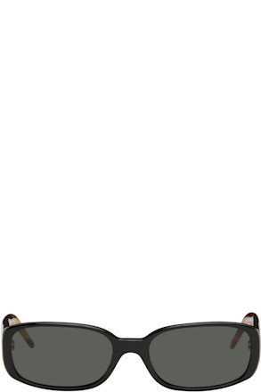 Black & Brown Slim Sunglasses