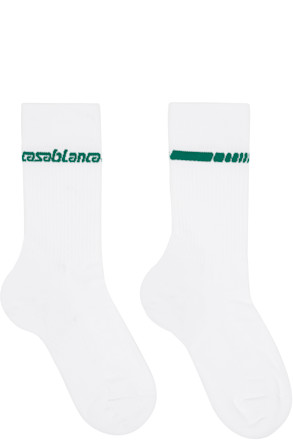 White Casa Sportive Socks