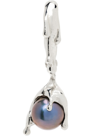 Nano Pearl Melt Single Earring