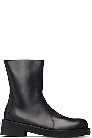 Black Astro Zip Boots