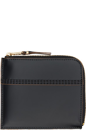Black Triple Stitch Wallet